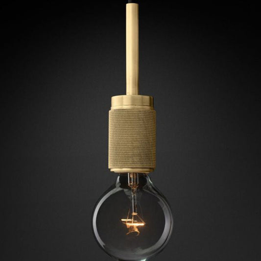 Torin Edison Modern Brass Glass Pendant Light – Adjustable Height for Stylish Rooms