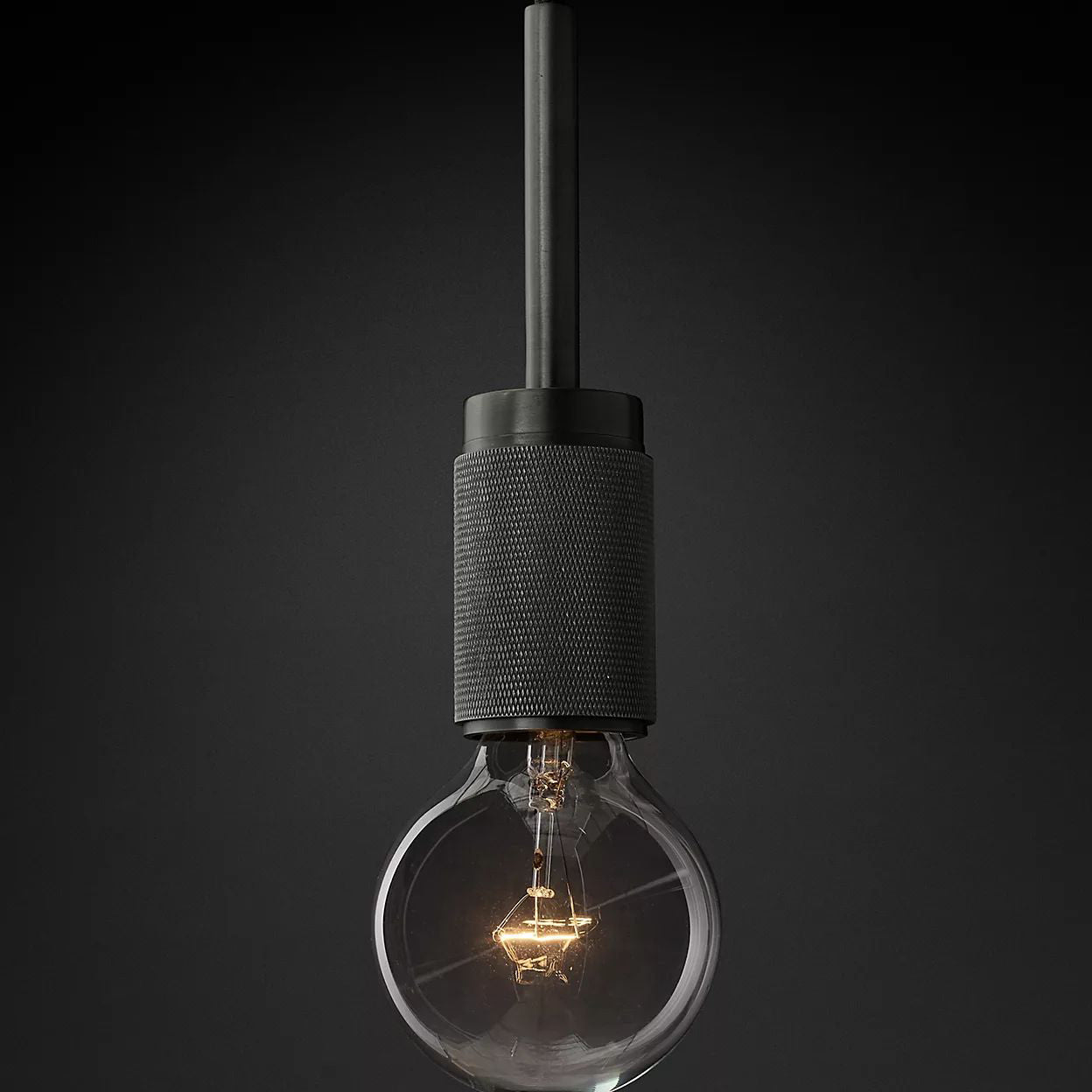 Torin Edison Modern Brass Glass Pendant Light – Adjustable Height for Stylish Rooms