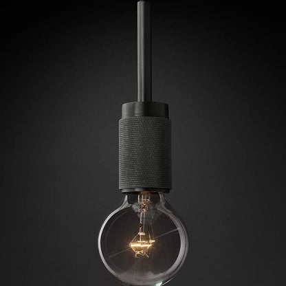 Torin Edison Modern Brass Glass Pendant Light – Adjustable Height for Stylish Rooms