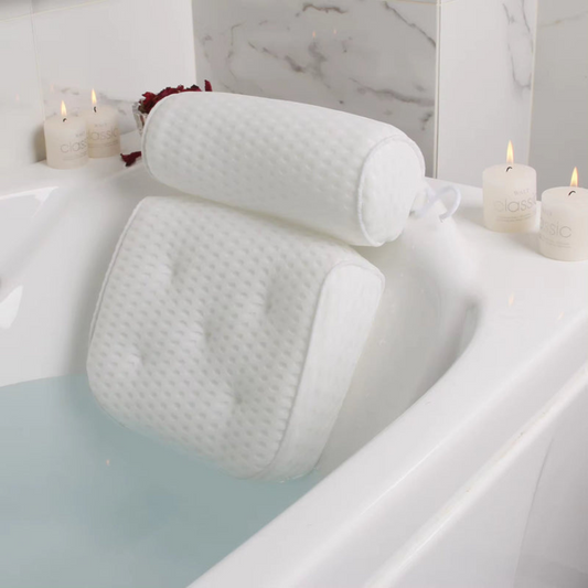 Elvyn Ergonomic Bath Pillow – Contoured Neck Support for Soothing Soaks