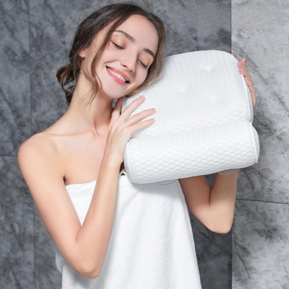 Elvyn Ergonomic Bath Pillow – Contoured Neck Support for Soothing Soaks