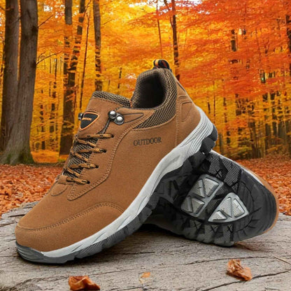 Fredde Women’s Ergonomic Hiking Shoes – Durable Leather with Wide Toe Box