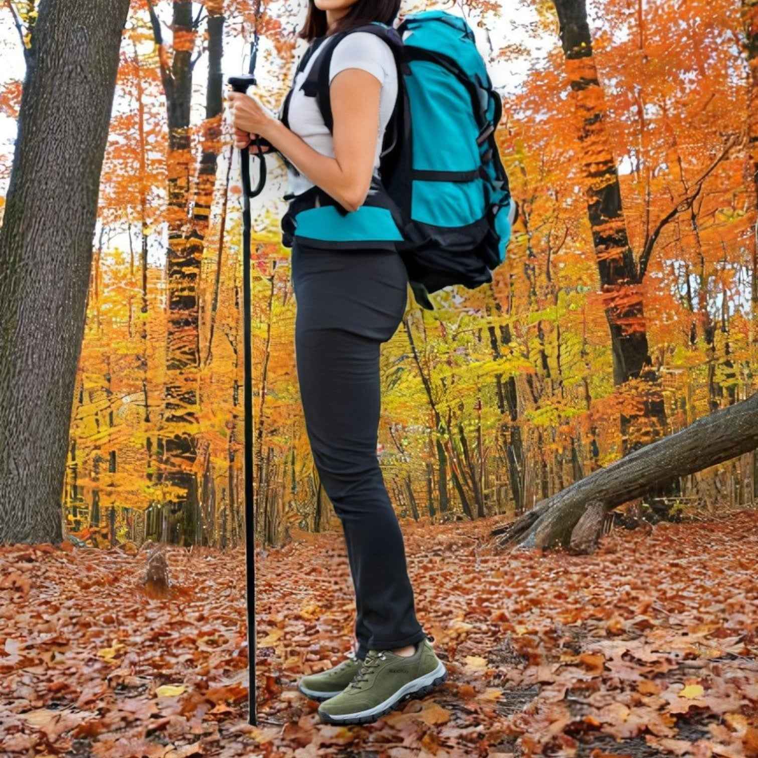Fredde Women’s Ergonomic Hiking Shoes – Durable Leather with Wide Toe Box