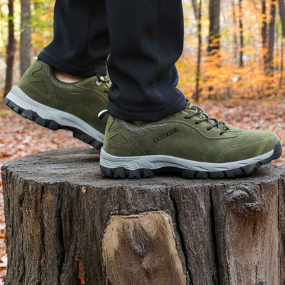 Fredde Women’s Ergonomic Hiking Shoes – Durable Leather with Wide Toe Box