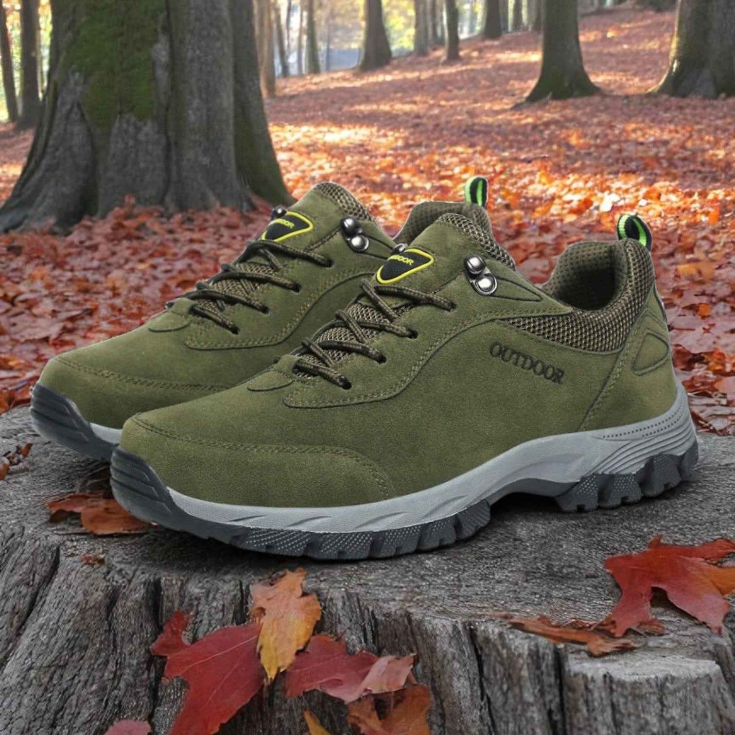 Fredde Women’s Ergonomic Hiking Shoes – Durable Leather with Wide Toe Box