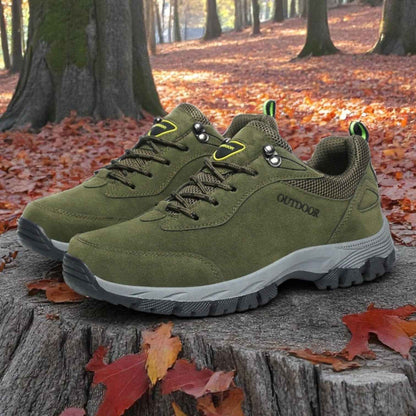 Fredde Women’s Ergonomic Hiking Shoes – Durable Leather with Wide Toe Box