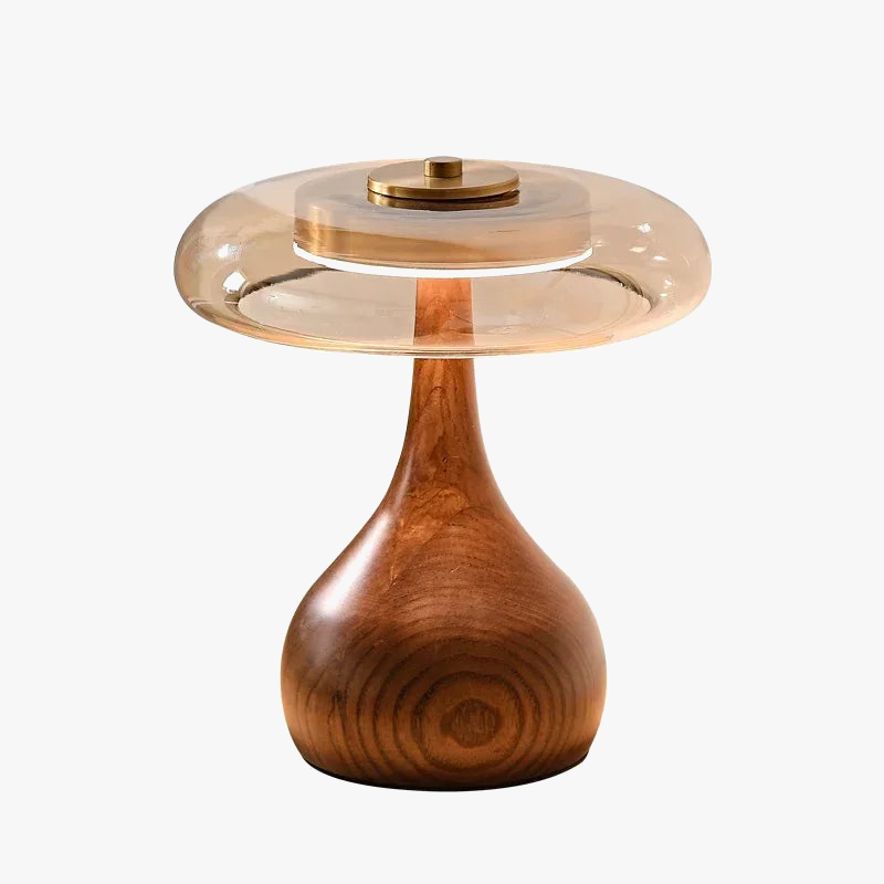 Esmira Retro Bedroom Lamp – Elegant Glass Design for Cozy Bedside Lighting