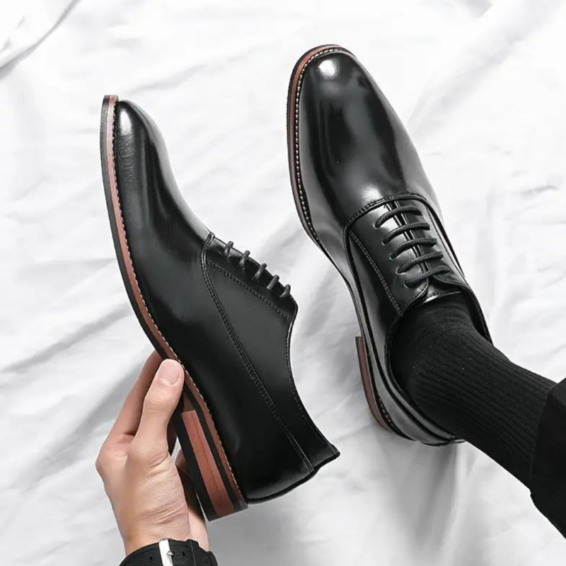 Brad Leather Men's Shoes – Slim Design for Stylish Comfort