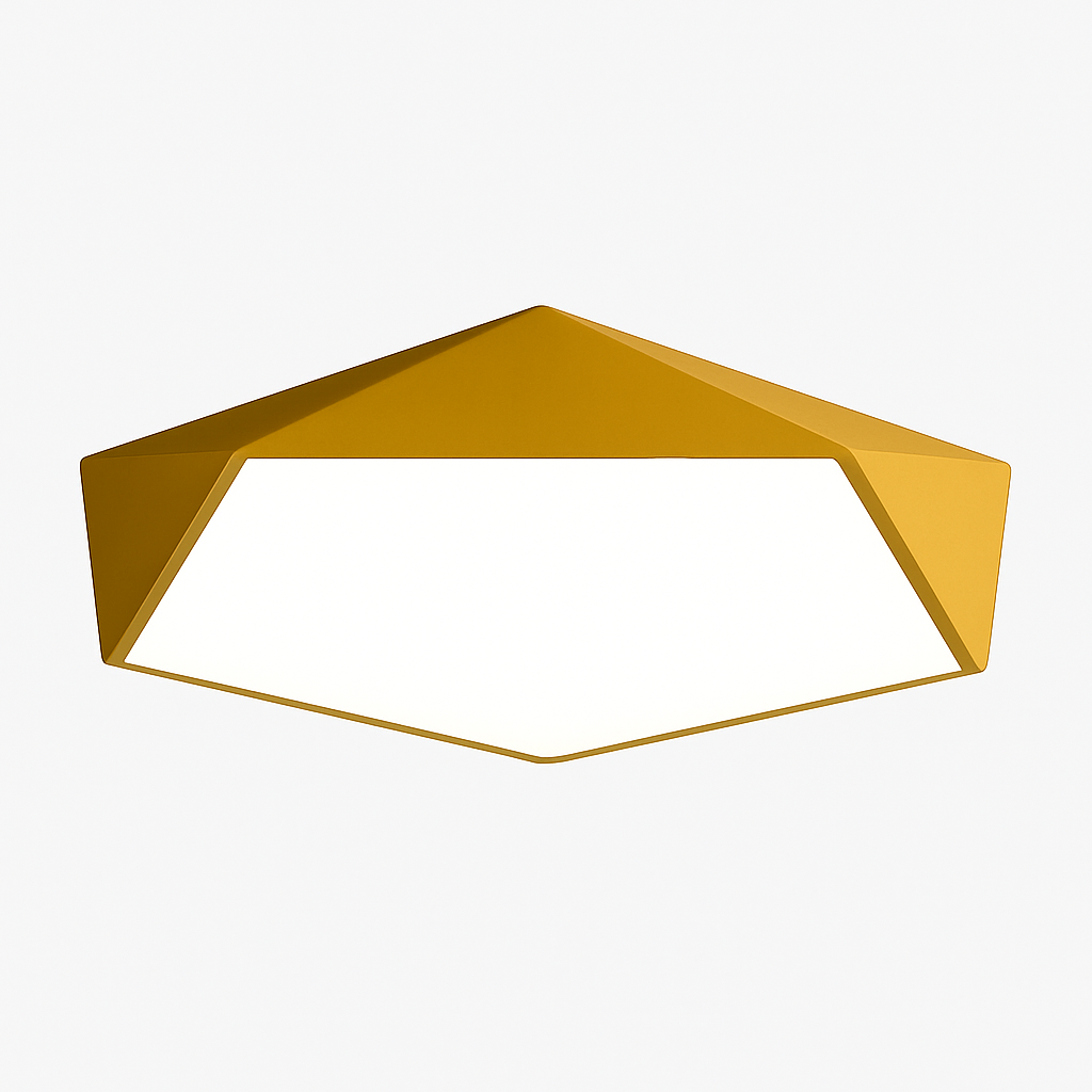 Gleam Modern LED Ceiling Light – Geometric Design for Cozy Spaces