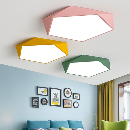 Gleam Modern LED Ceiling Light – Geometric Design for Cozy Spaces