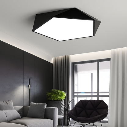 Gleam Modern LED Ceiling Light – Geometric Design for Cozy Spaces