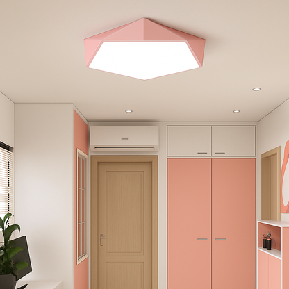 Gleam Modern LED Ceiling Light – Geometric Design for Cozy Spaces