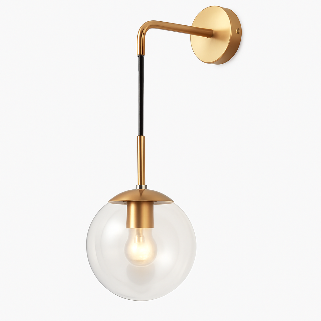 Dalen Modern Wall Light – Stylish Glass Ball Design for Elegant Spaces