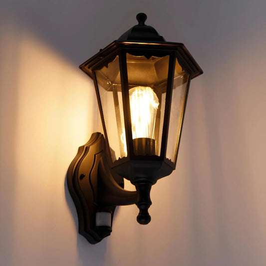 Beacon Modern Outdoor Wall Light – Motion Sensor for Enhanced Security