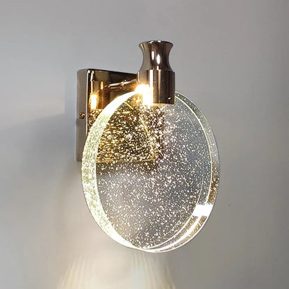 Aurelia Crystal Wall Sconce Lighting for your Home – Elegant Warm White Cozy Decor