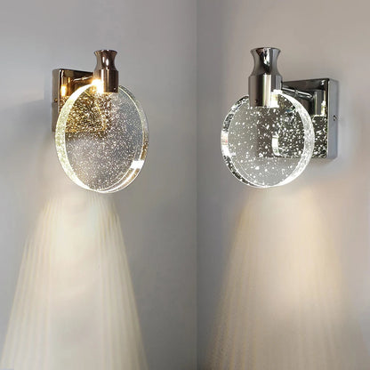 Aurelia Crystal Wall Sconce Lighting for your Home – Elegant Warm White Cozy Decor