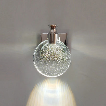 Aurelia Crystal Wall Sconce Lighting for your Home – Elegant Warm White Cozy Decor