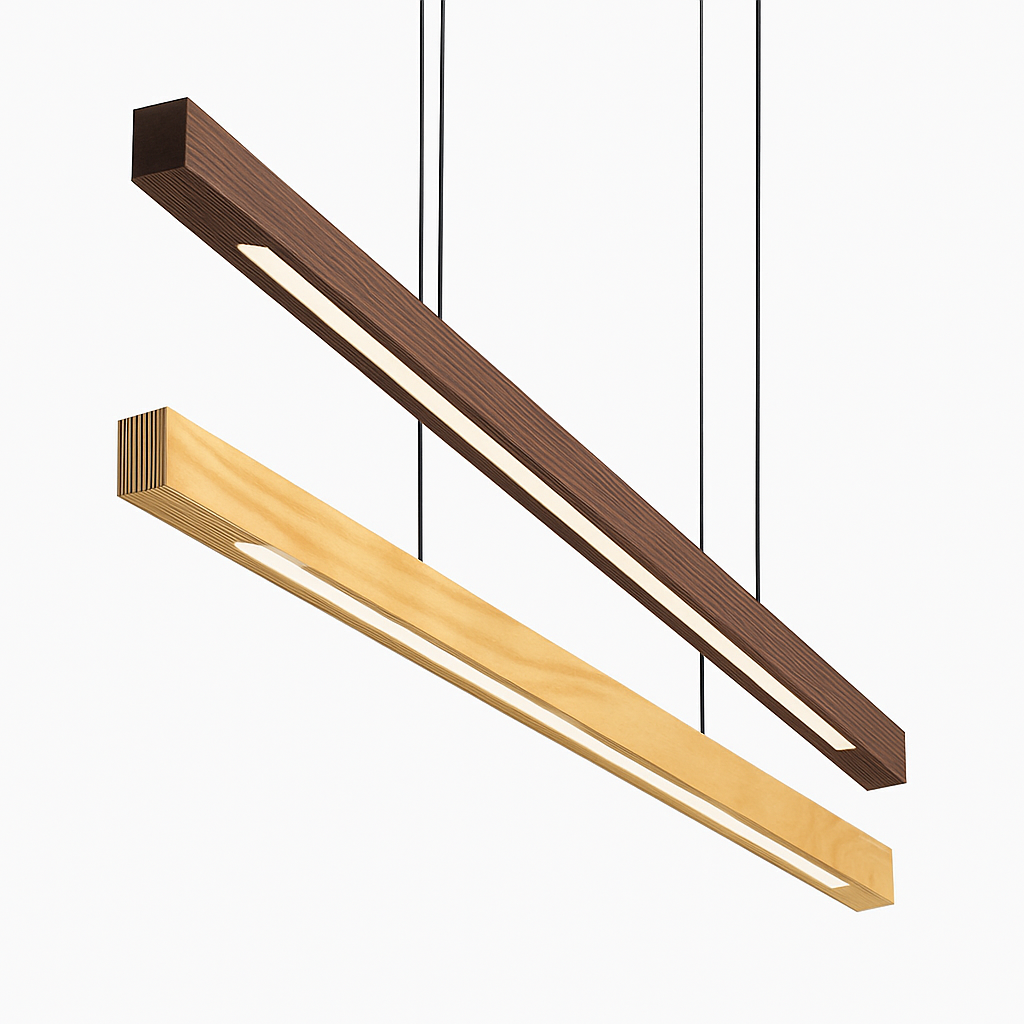 Celdora Wooden LED Pendant Lamp – Modern Design for Kitchen Pendant Lighting