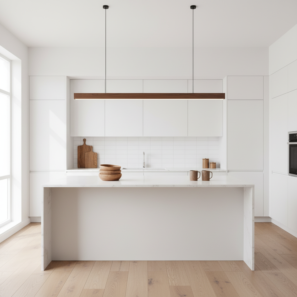 Celdora Wooden LED Pendant Lamp – Modern Design for Kitchen Pendant Lighting