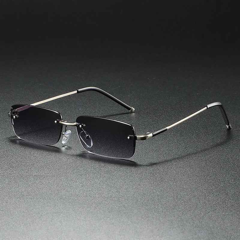 Halo Men's Sunglasses – Rimless Design with UV400 Protection for Stylish Outdoor Wear