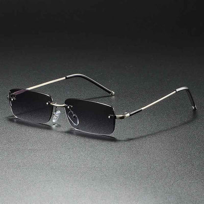 Halo Men's Sunglasses – Rimless Design with UV400 Protection for Stylish Outdoor Wear