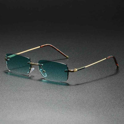 Halo Men's Sunglasses – Rimless Design with UV400 Protection for Stylish Outdoor Wear