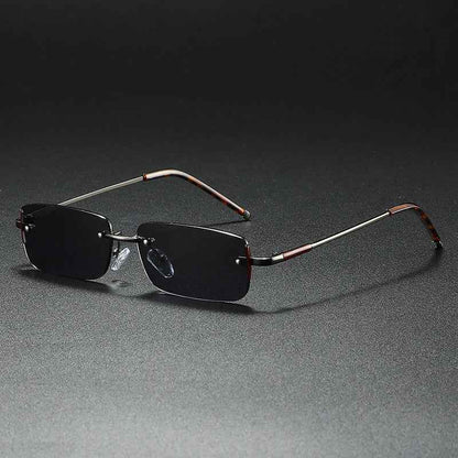 Halo Men's Sunglasses – Rimless Design with UV400 Protection for Stylish Outdoor Wear