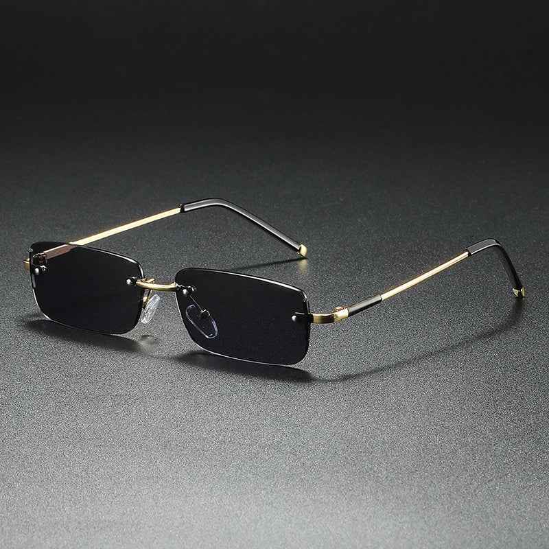 Halo Men's Sunglasses – Rimless Design with UV400 Protection for Stylish Outdoor Wear