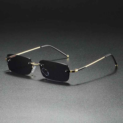 Halo Men's Sunglasses – Rimless Design with UV400 Protection for Stylish Outdoor Wear