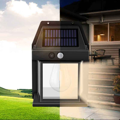 IllumSolar Outdoor Wall Lights – Classic Motion Sensor Design for Energy-Efficient Illumination