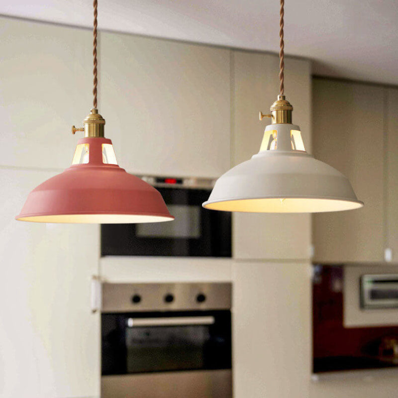Ivy Industrial Colorful Pendant Light – Vibrant Design for Modern Spaces
