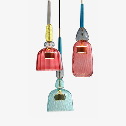 Isola Modern Glass Pendant Light – Artistic Design for Stylish Kitchen Spaces