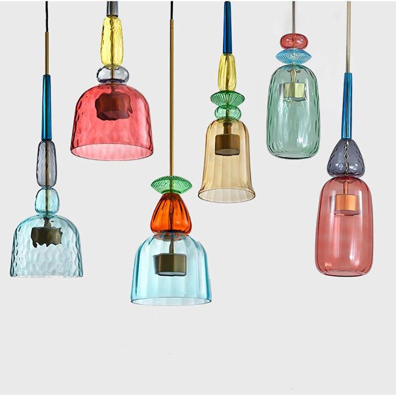 Isola Modern Glass Pendant Light – Artistic Design for Stylish Kitchen Spaces