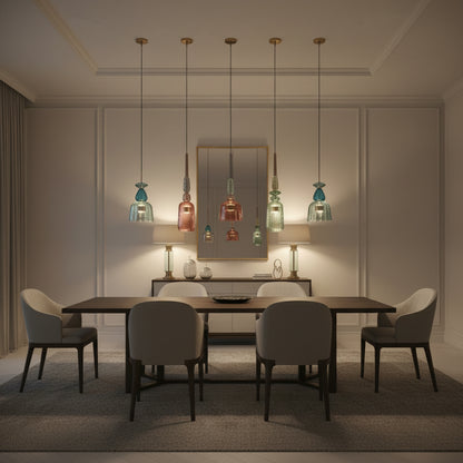 Isola Modern Glass Pendant Light – Artistic Design for Stylish Kitchen Spaces