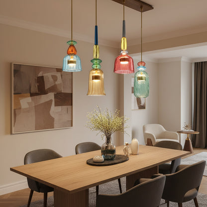 Isola Modern Glass Pendant Light – Artistic Design for Stylish Kitchen Spaces