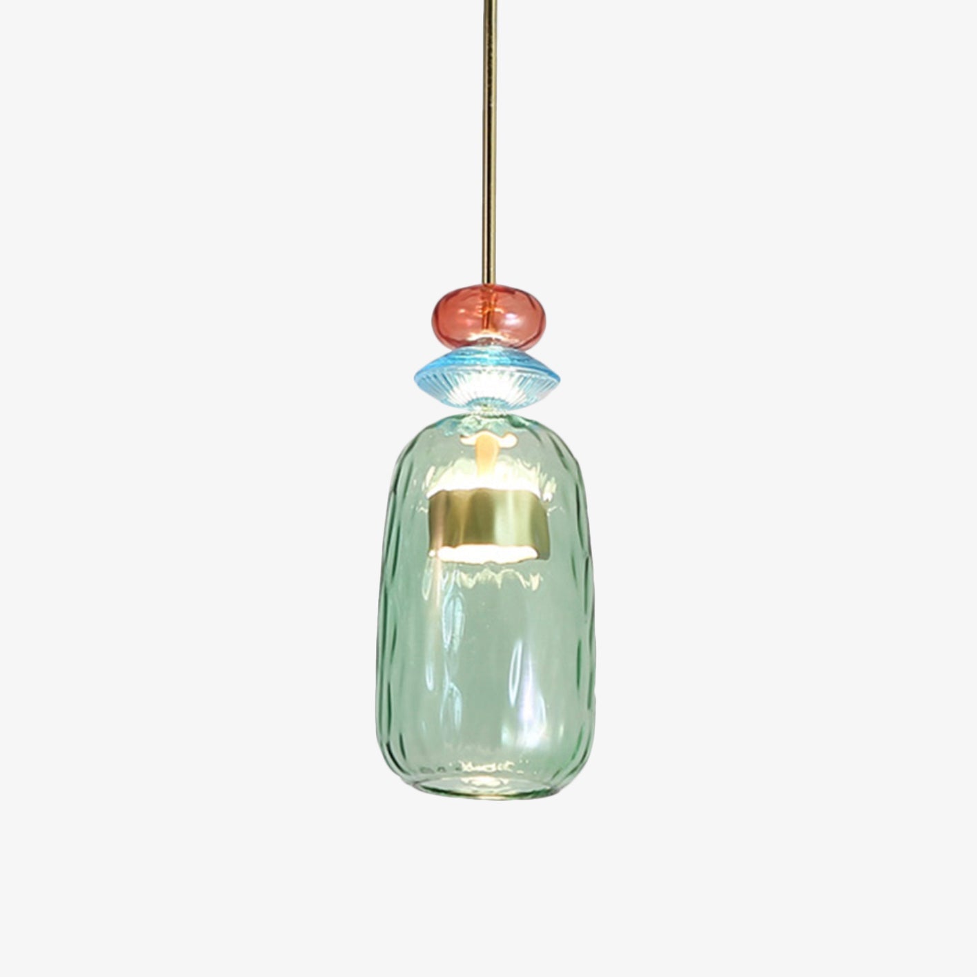 Isola Modern Glass Pendant Light – Artistic Design for Stylish Kitchen Spaces