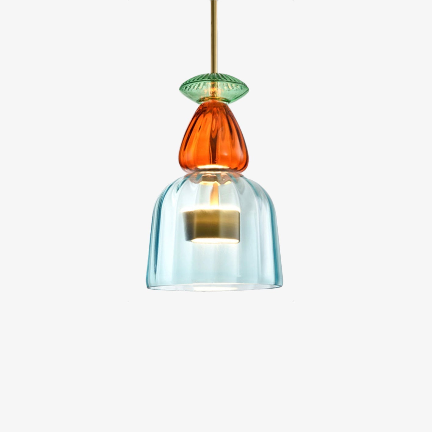 Isola Modern Glass Pendant Light – Artistic Design for Stylish Kitchen Spaces