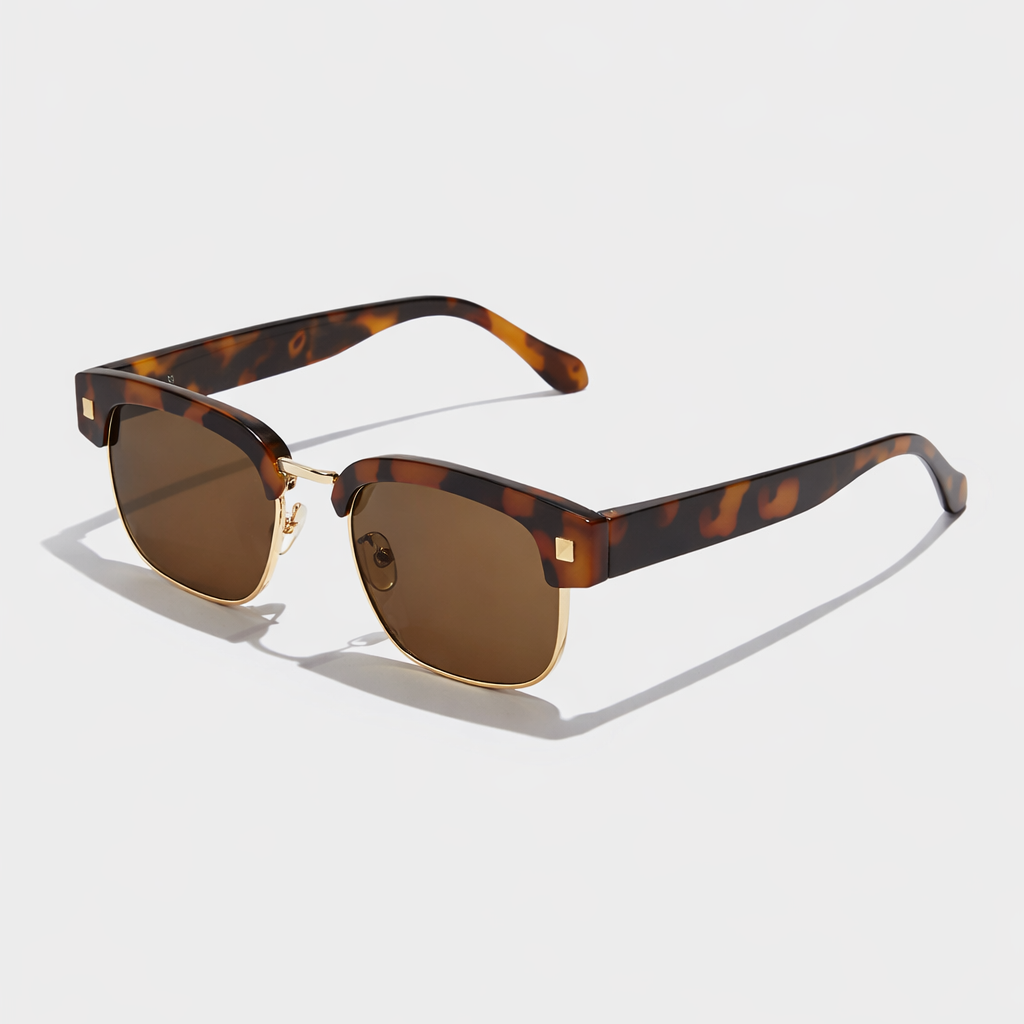 Juno Men's Sunglasses – Stylish Clubmaster Design with UV400 Protection
