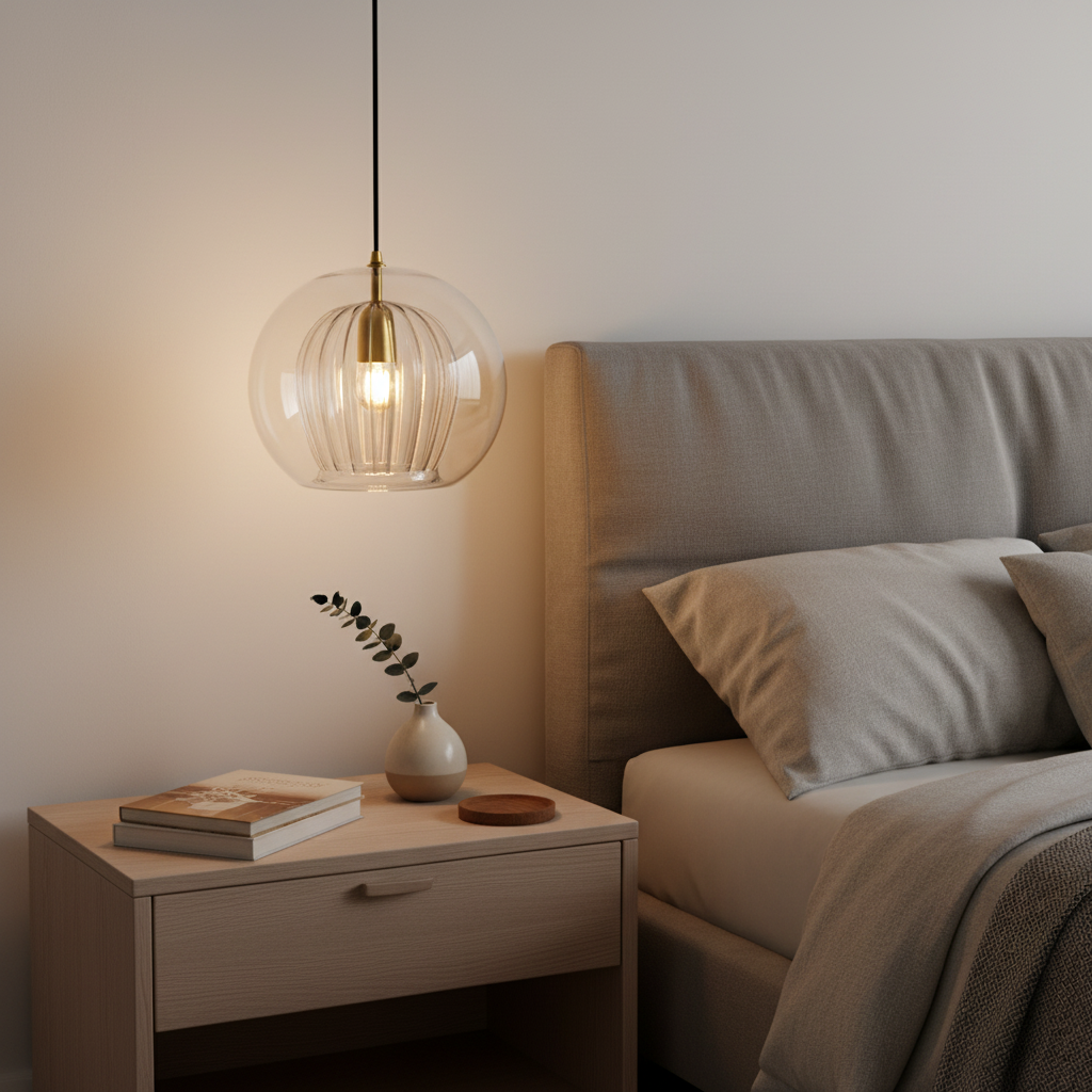 Galion Modern Glass Pendant Light – Stylish Design for Cozy Room Lighting