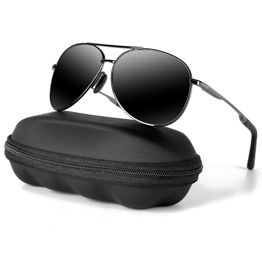Jadon Men's Polarized Aviator Sunglasses – UV400 Protection for Outdoor Use