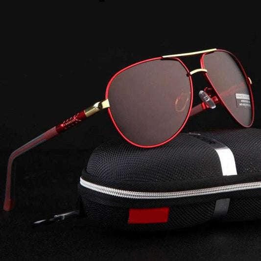 Capri Aviator Men's Sunglasses – Stylish Pilot Design with UV400 Protection