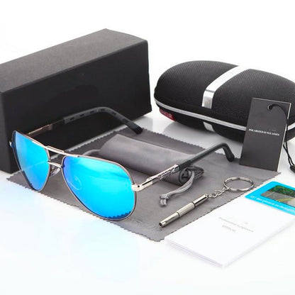 Capri Aviator Men's Sunglasses – Stylish Pilot Design with UV400 Protection