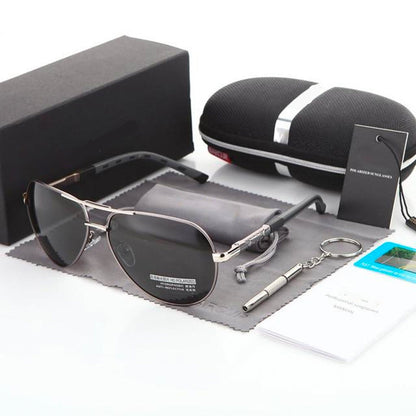 Capri Aviator Men's Sunglasses – Stylish Pilot Design with UV400 Protection
