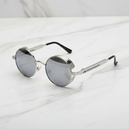Samson Men's Sunglasses – Polarized Steampunk Style with UV Protection