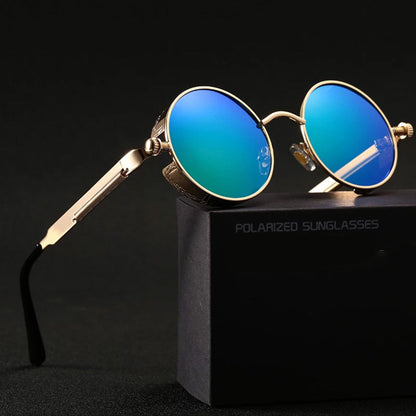 Samson Men's Sunglasses – Polarized Steampunk Style with UV Protection
