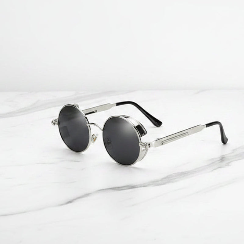 Samson Men's Sunglasses – Polarized Steampunk Style with UV Protection