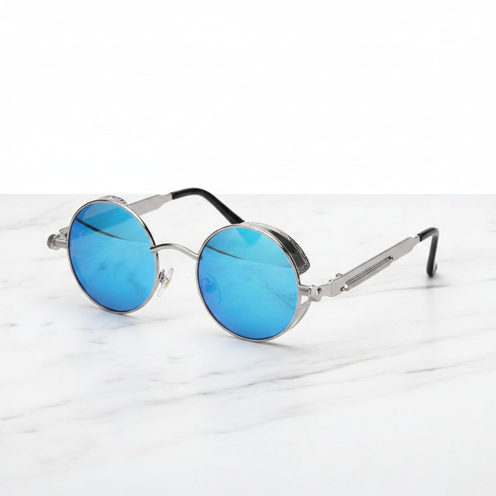 Samson Men's Sunglasses – Polarized Steampunk Style with UV Protection