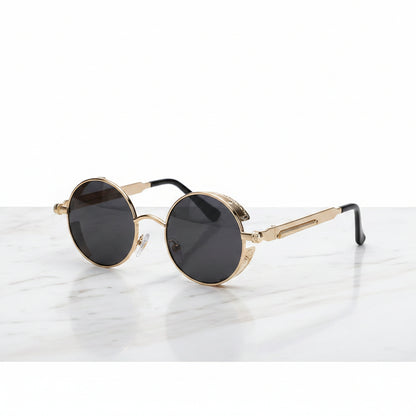 Samson Men's Sunglasses – Polarized Steampunk Style with UV Protection