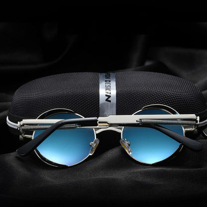 Samson Men's Sunglasses – Polarized Steampunk Style with UV Protection