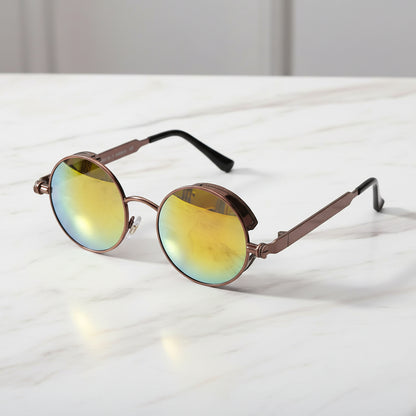 Samson Men's Sunglasses – Polarized Steampunk Style with UV Protection